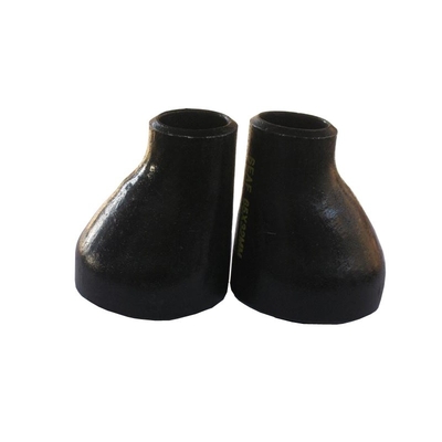 ASTM A234 WPC เครื่องลดเหล็กอ่อน Sch80 สีดํา
